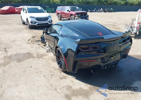 2019 Chevrolet Corvette Grand Sport из США, поврежденный, VIN 1G1YW2D73K5103612